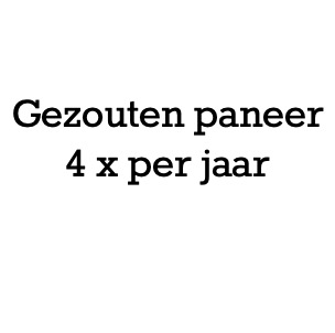 Zuivel • Paneer 250 gram 4 x per jaar